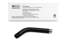 Delta RP40593BL 7" Wall Mounted Shower Arm   Matte Black