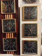 2 pz stazioni meteorologiche meccaniche (apparecchiature meteorologiche a parete) della DDR, probabilmente