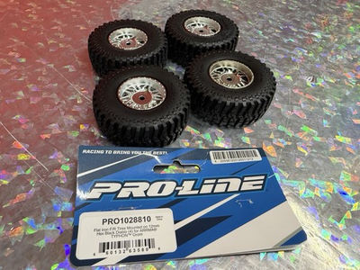 #ad PRO LINE 1028810 Flat Iron Set Tires Wheels 12mm Hex Chrome MOJAVE TYPHON GROM $19.90