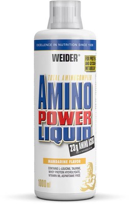 Joe Weider Amino Power Liquid, 1000 ml Flasche, Mandarine