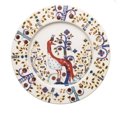iittala Taika Dinnerware Salad Plate White 22cm Finland Klaus Haapaniemi