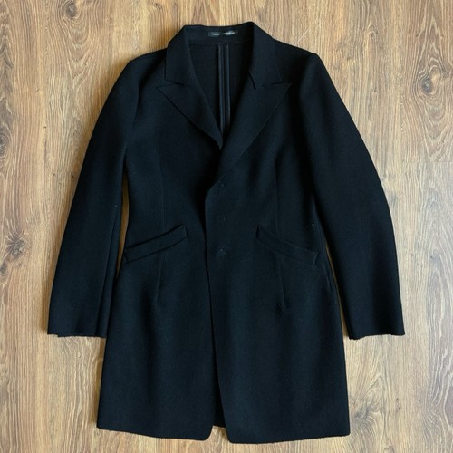 Yohji Yamamoto, Cappotto lana vintage Y's Yohji Yamamoto nero uomo taglia 2 made in Japan raro