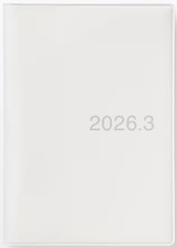   A6  MUJI Monthly/Weekly Planner Starting on Mondays - Starting in March 2026