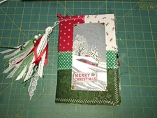MERRY CHRISTMAS Handmade Junk Journal