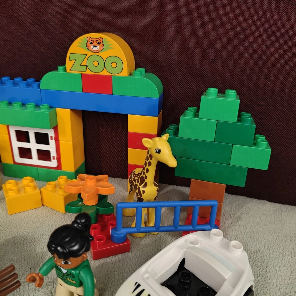 Lego Duplo 6136 - Mon premier Zoo - Complet - Ours Girafe Tigre éléphant 6136-2 - Photo 4/4