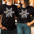Disney Snowflake Christmas T-Shirt Magic Kingdom Sweatshirt Snowflake Hoodie X53