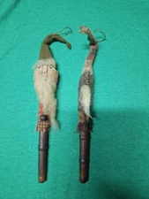 Primative Handmade Santa Decor (2) Pineberry Lane 2007