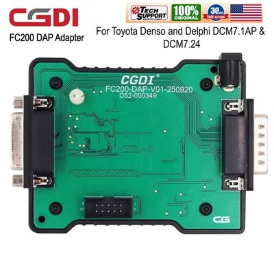 2026 CG FC-200 DAP Adapter Fit for Toyota Denso and Delphi DCM7.1AP & DCM7.24
