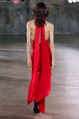 Zara Halter Satin Effect Dress Red M Size | eBay