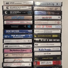 Lot Of 30 Various Artists Genres Audio Cassette Tapes PREOWNED