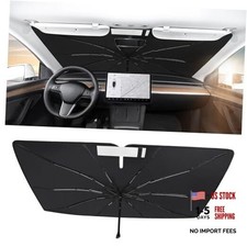 2017-2026 Tesla Model Y Model 3 Windshield Sunshade Umbrell Model 3/Y Umbrella