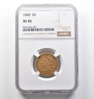 1840-P Liberty Half Eagle — photo from another recent sale