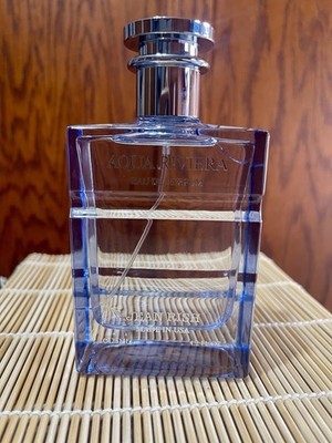 N-W/O-B Men s Jean RIsh Aqua Riviera Eau De Parfum 4.2 FL OZ HTF Spicy Seductive