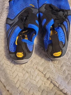 Vibram FiveFingers V 20M7002 Run Blue Black Shoes Size 41 US 8.5-9 V-Run Black / Blue | Man | Vibram main image 4
