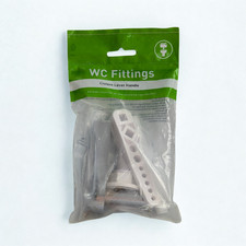 Cistern Lever Handle WC Toilet Flush Fittings Silver Chrome Finish BRAND NEW