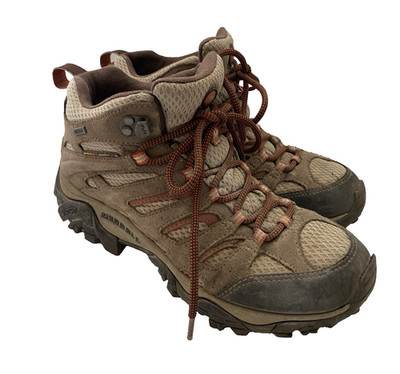 Merrell Women's Moab Mid Waterproof Hiking Boots Size 8
