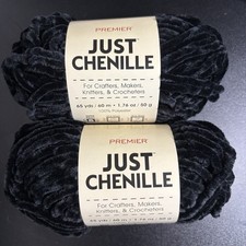 Premier Parfait Chunky Yarn BLACK - 2 Pack