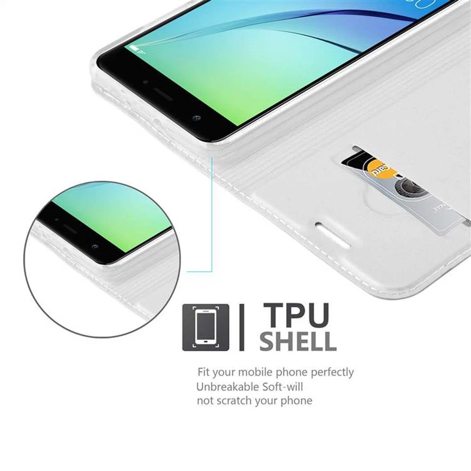 Custodia per Huawei NOVA Cover Portafoglio Protettiva Magnetica Case - Immagine 3 di 4