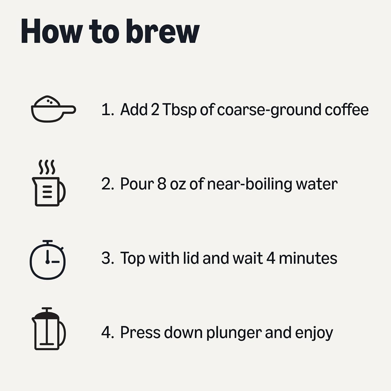 French Coffee Press, 34 oz., Borosilicate Glass, BPA-Free, Removable Dishwasher-