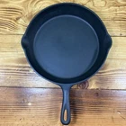 Vintage Lodge 3 Notch #8 Cast Iron Skillet Raised Makers Mark