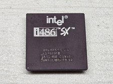 Intel 486SX-25 SX931 A80486SX 25 i486 SX Socket 3 Processor CPU Rare Collectible