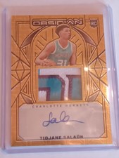  Tidjane Salaun Rookie Auto Patch  8/10 !! rare card, super fire autograph!! SSP