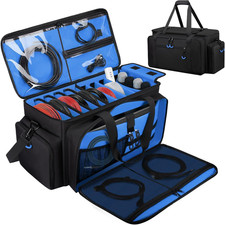 Large Dj Cable Bag with Laptop and Microphone Pocket, Dj Bag for Equipment and M