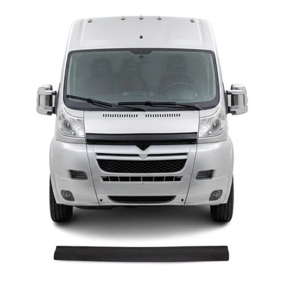 Deflecteurs d'air capot de voiture pour Fiat Ducato 2006-2014 Acrylique Noir - Photo 1/4