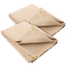 2 Pack Welding Blanket 4x6 ft Heavy Duty Fiberglass Welding Blanket, 1022 F F...