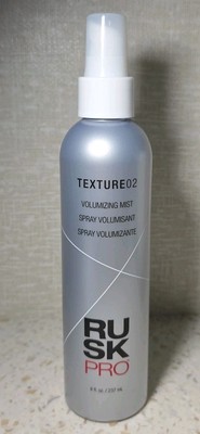 Rusk Pro Texture02 Volumizing Mist Body-Building Spray For Hair 8 fl.oz - NEW 