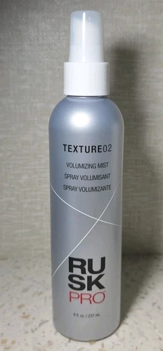 Rusk Pro Texture02 Volumizing Mist Body-Building Spray For Hair 8 fl.oz - NEW 