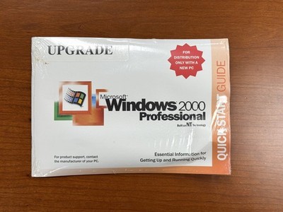 Sealed Microsoft Windows 2000 Professional Upgrade IBM OEM CD