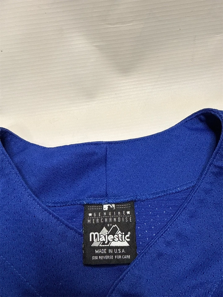 Vintage Texas Rangers Alex Rodriguez Majestic Mens Jersey Size 2XL Stitched Blue - Image 4 of 4