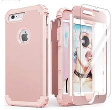 IDwell For I Phone 6s Plus Case With Tempered Glass Screen Protector 3 - 1 Shock