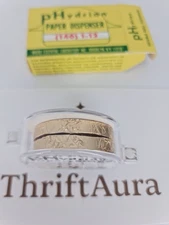 Vintage pHydrion pH Test Paper Dispenser 1–12 Range + Box • Micro Essential Lab