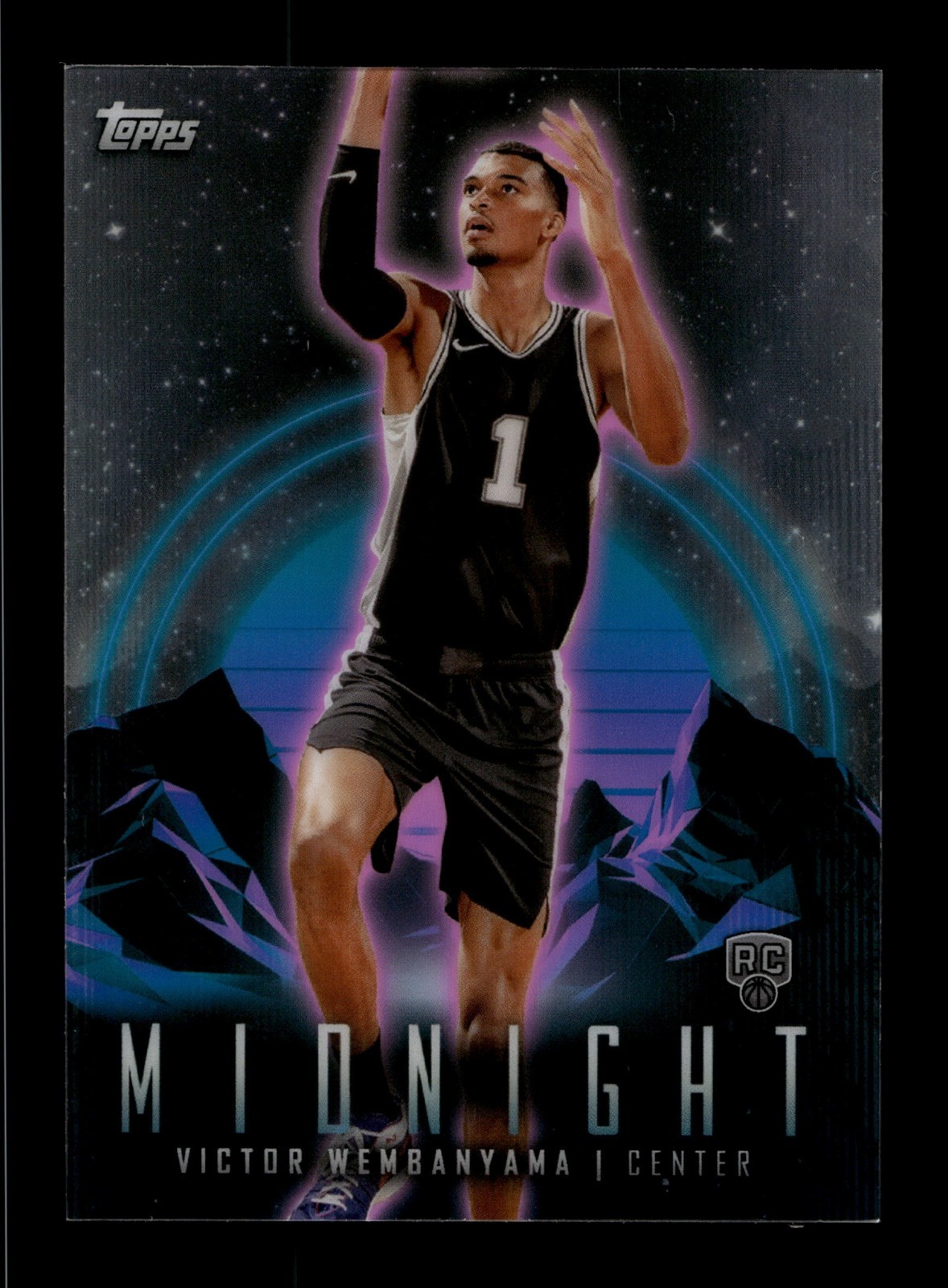 2023-24 Topps Midnight #50 Victor Wembanyama RC Rookie SPURS