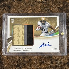 Kalija Lipscomb 2020 Panini Immaculate Collection Collegiate /25 Vanderbilt 