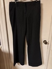 The Limited Women  s Cassidy Fit Lined Slacks Charcoal Size 8 Wool/spandex