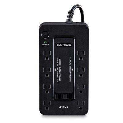 CyberPower ST425 Standby UPS Battery Backup and Surge Protector, 425VA/260W, ...