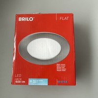 Briloner Einbaustrahler Led Flat In Matt Nickel 7W 4000K 600Lm Deckenspot Ø120Mm