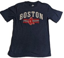 Boston Red Sox Majestic Youth Small T-Shirt Navy MLB Kids Tee Fenway Fan