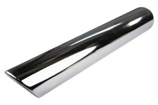 Universal Rolled Angle Cut Chrome Exhaust Tip 2.25 Inlet 3.5 Outlet 22 Long Universal Rolled Angle Cut Chrome Exhaust Tip 2.25 Inlet 3.5 Outlet 22 Long