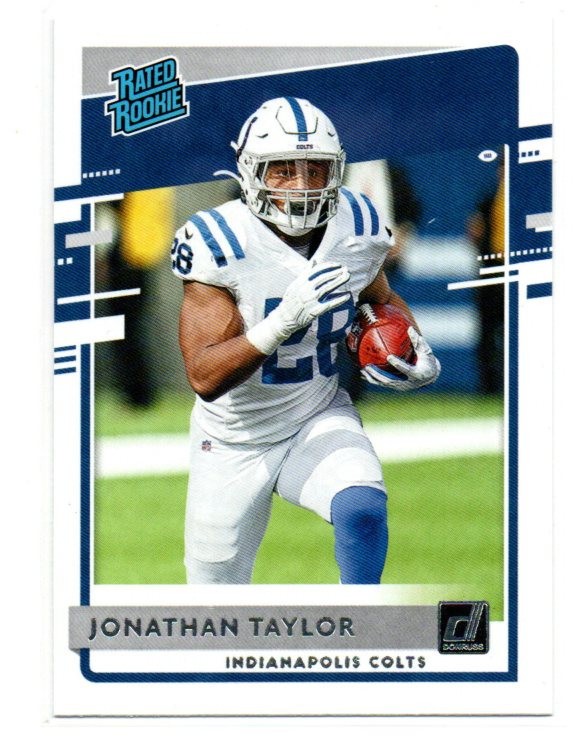 2020 Panini Donruss - Rated Rookie Jonathan Taylor #317 (RC) COLTS MINTY FRESH