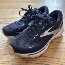 Brooks Navy/White Ghost 15 Running Sneakers Women  s Sz 7