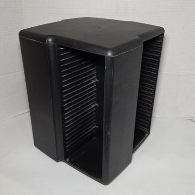 Laserline 100 CD DVD Rotary Carousel Storage Holder Rack Spinning Tower Case