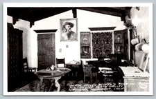 Postcard Death Valley Scottys Room In His Castle Real Photo RPPC Frashers