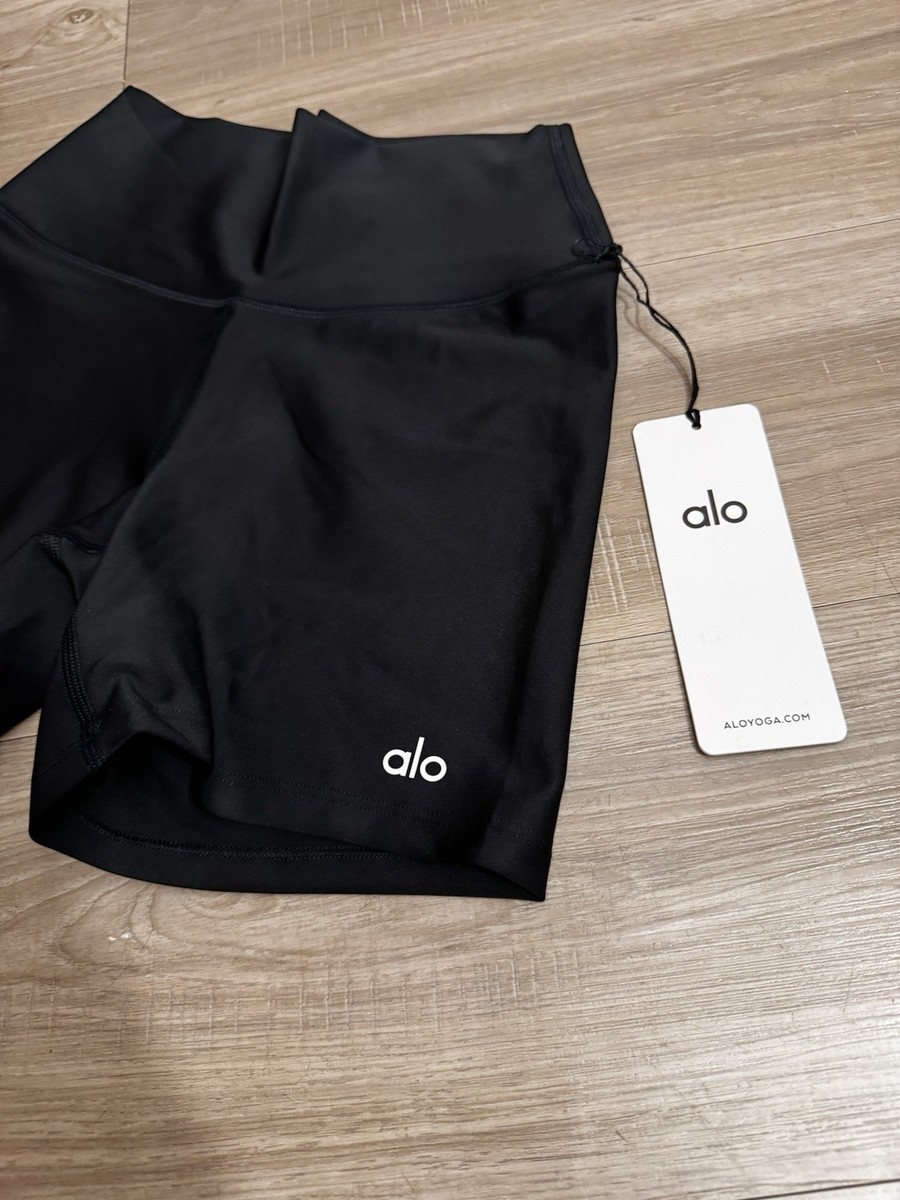 Alo Yoga Airlift Energy Short Black High Waist Small Size | eBay