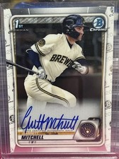 2020 1st Bowman Chrome Garrett Mitchell Auto