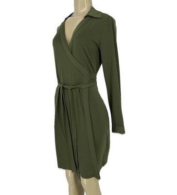 black dress with white flowers long sleeve Dorothea A-line Long Sleeve Dress with Flower Applique 4