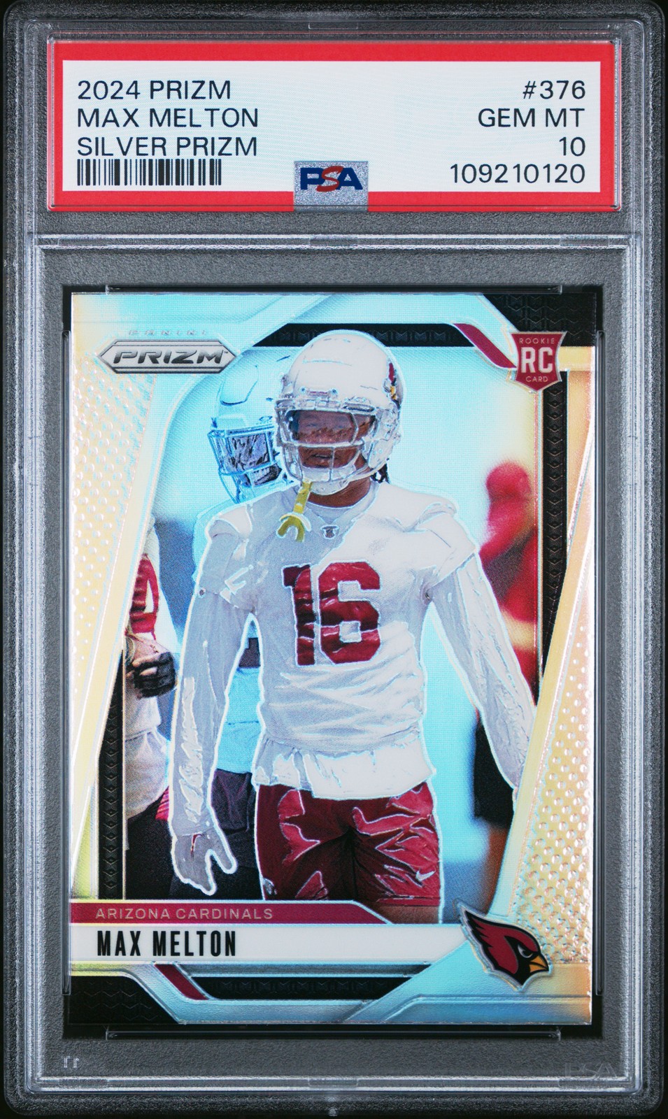 Max Melton Panini Prizm #376 Silver
